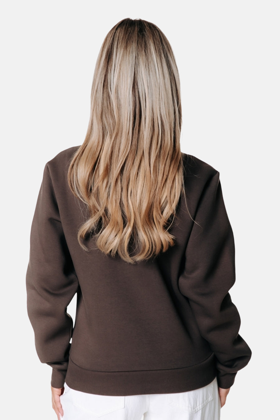 Sweater O hals - Brown