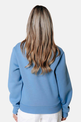 Sweater O hals - Light Grey Blue