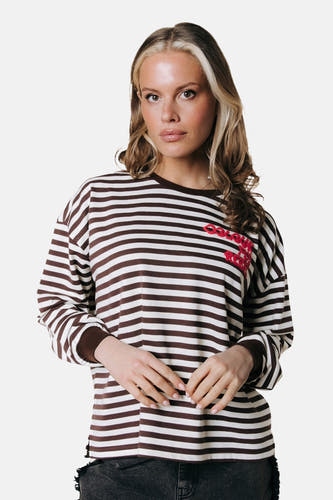 T-shirt (manches longues) brun - COLOURFUL REBEL