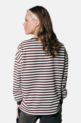T-shirt (manches longues) brun - COLOURFUL REBEL