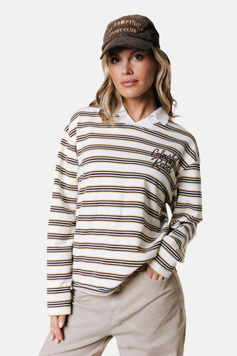 Polo met lange mouwen - Off white