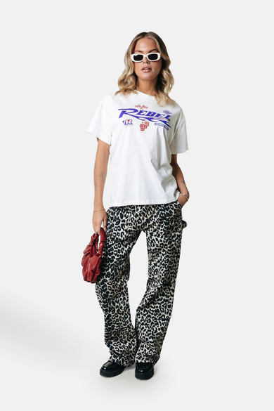 T-shirt (korte mouwen) Wit - COLOURFUL REBEL