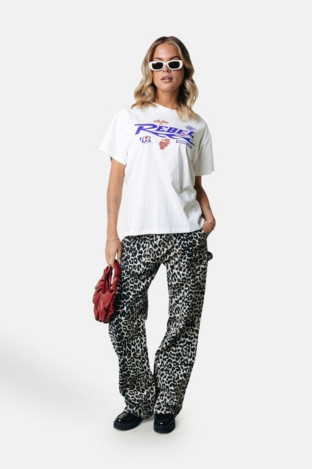 T-shirt (korte mouwen) Wit - COLOURFUL REBEL
