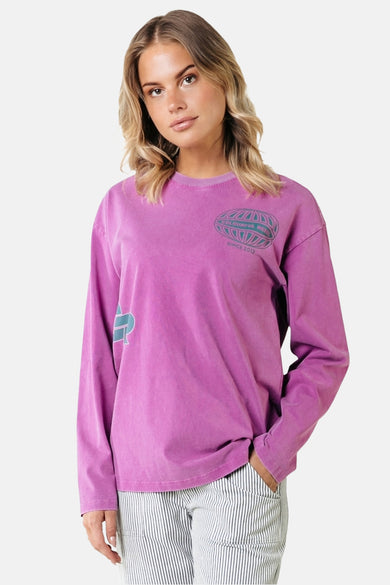 T-shirt (lange mouwen) Roze - COLOURFUL REBEL