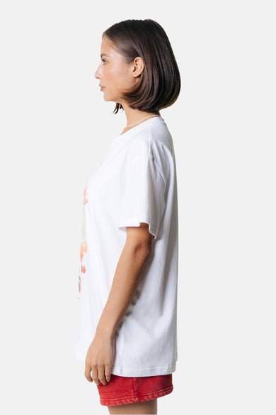 T-shirt (korte mouwen) Wit - COLOURFUL REBEL