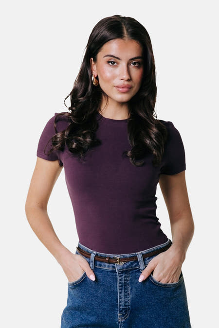 T-shirt à manches courtes - violet