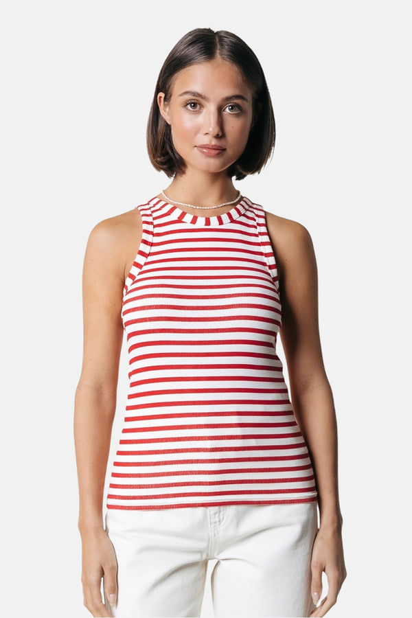 Top (zonder mouwen) Rood - COLOURFUL REBEL