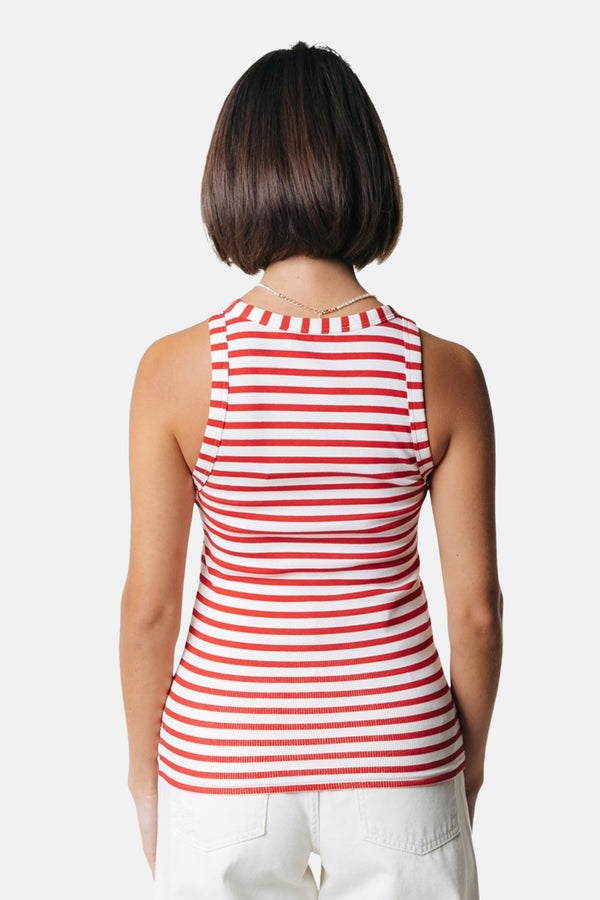 Top (zonder mouwen) Rood - COLOURFUL REBEL