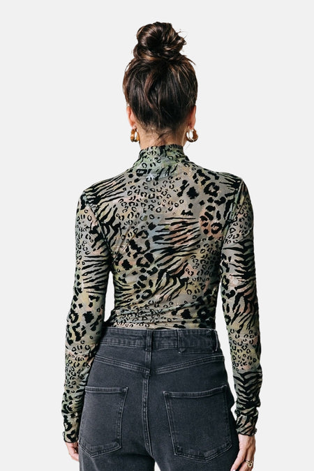 T-shirt met lange mouwen - groen