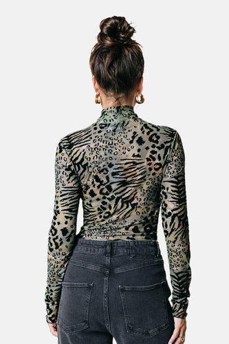 T-shirt met lange mouwen - groen - COLOURFUL REBEL