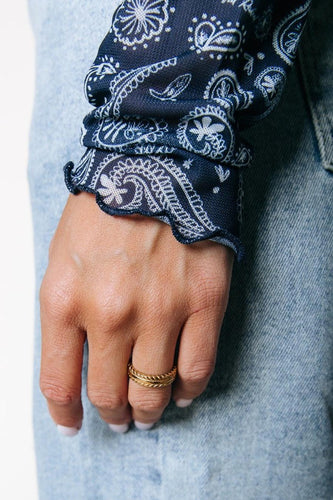 T-shirt met lange mouwen - blauw - COLOURFUL REBEL