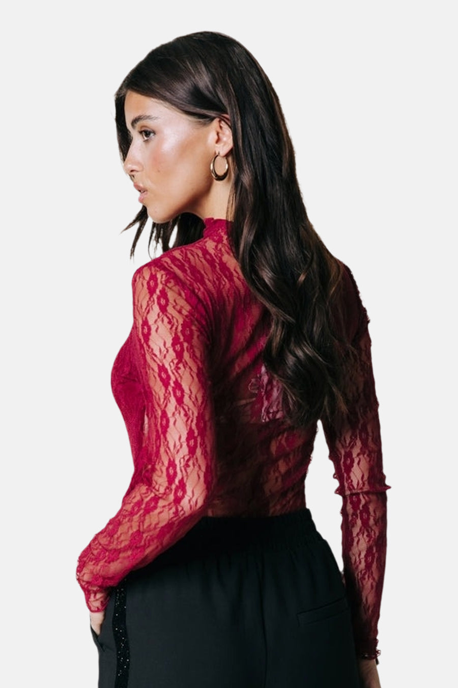 T-shirt met lange mouwen - rood - COLOURFUL REBEL