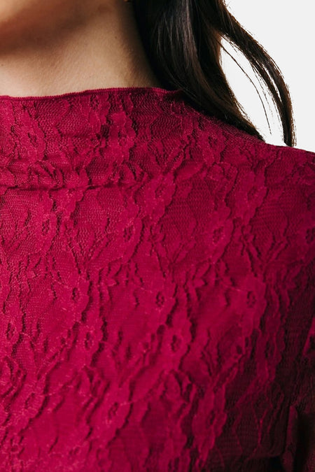 T-shirt met lange mouwen - rood