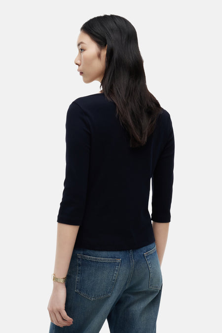 T-shirt met korte mouwen - Donkerblauw