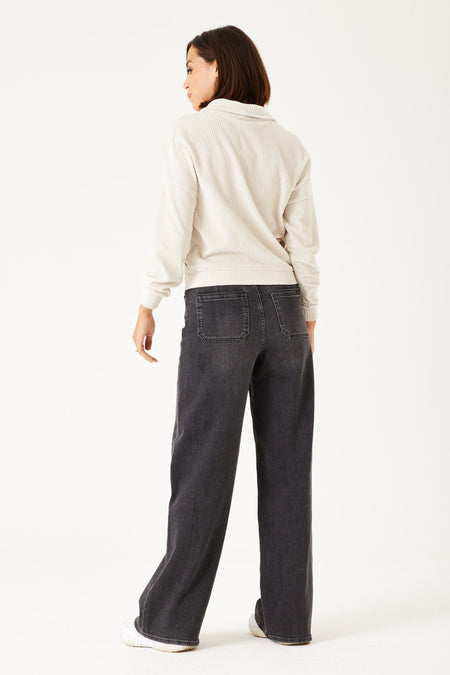 Trui met rolkraag wit - GARCIA