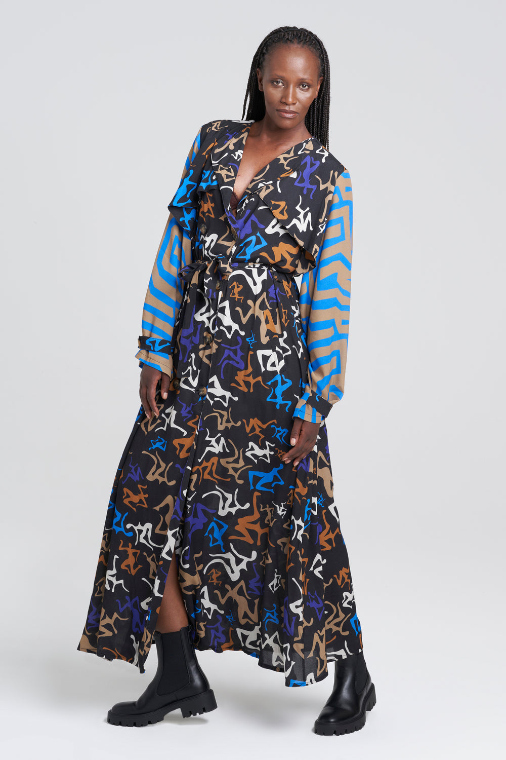 Robe longues Noir - YOUNG DESIGNERS X ZEB
