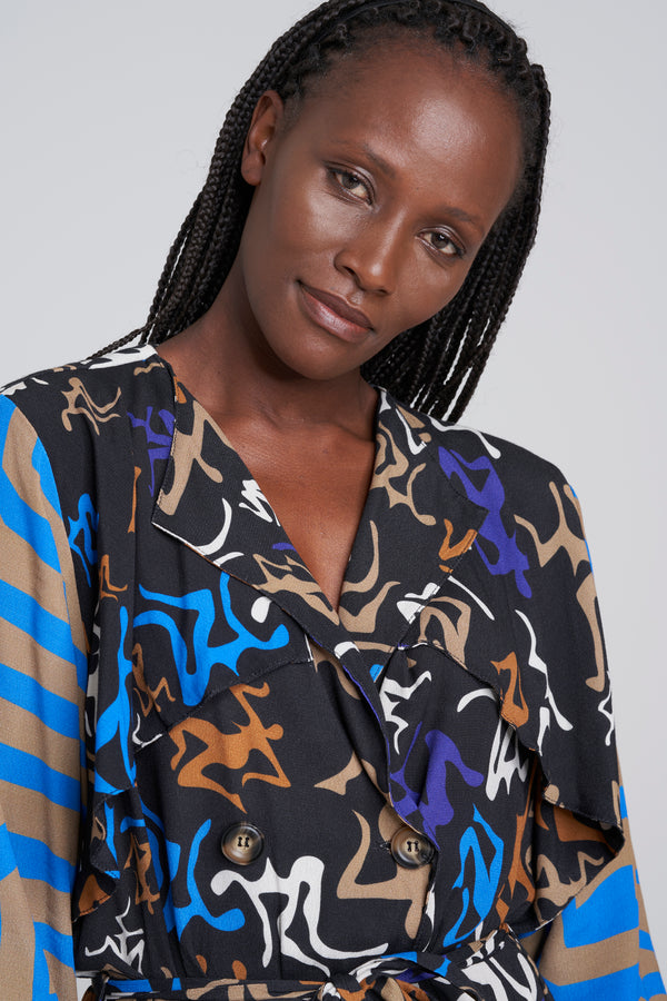 Jurk (lang) Zwart - YOUNG DESIGNERS X ZEB