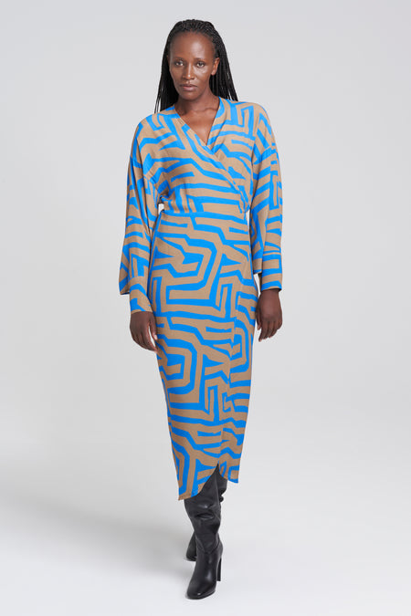 Robe longues Bleu - YOUNG DESIGNERS X ZEB