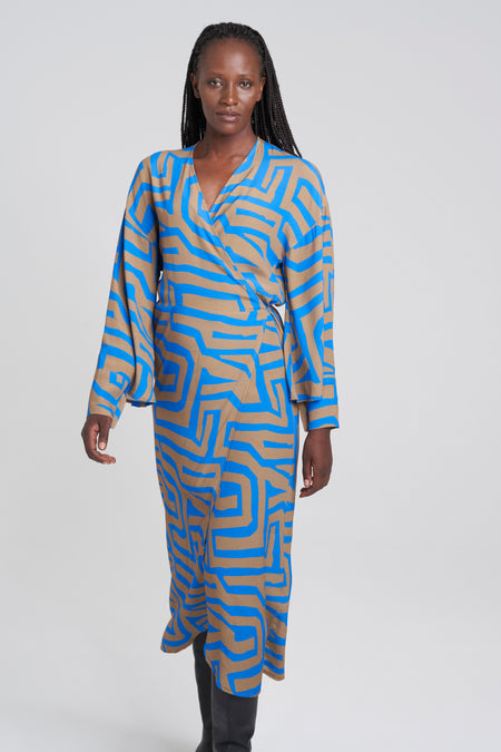 Robe longues Bleu - YOUNG DESIGNERS X ZEB