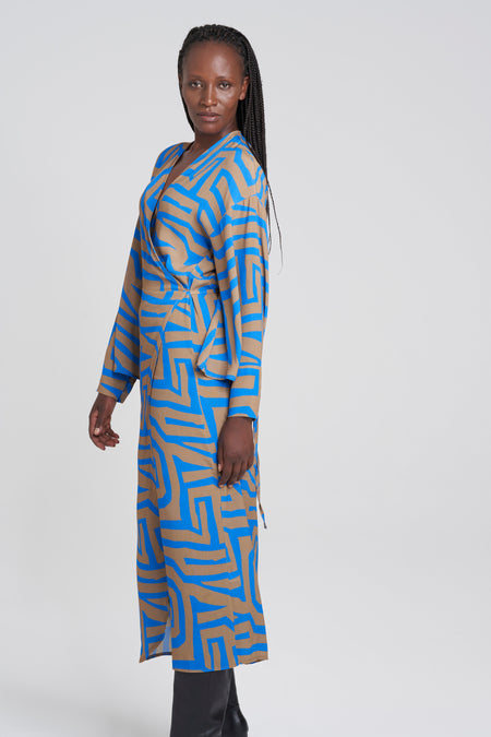 Robe longues Bleu - YOUNG DESIGNERS X ZEB