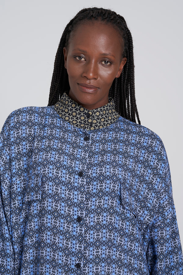 Jurk 3/4 Blauw - YOUNG DESIGNERS X ZEB
