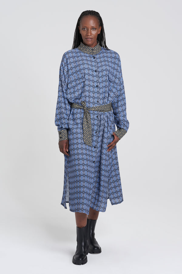 Jurk 3/4 Blauw - YOUNG DESIGNERS X ZEB