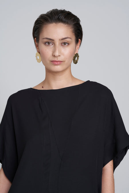 Chemisier (manches courtes) Noir - YOUNG DESIGNERS X ZEB