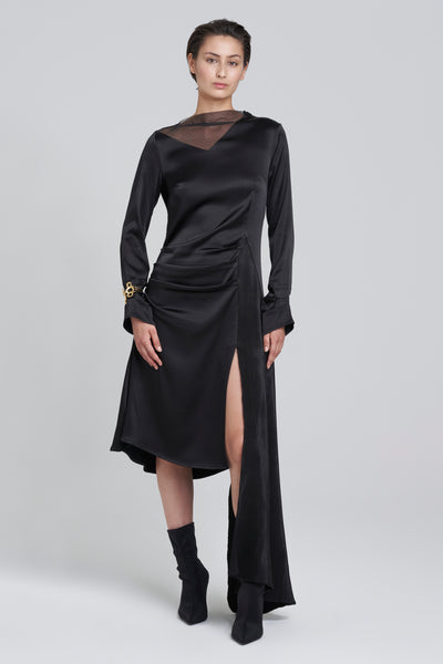 Jurk (lang) Zwart - YOUNG DESIGNERS X ZEB