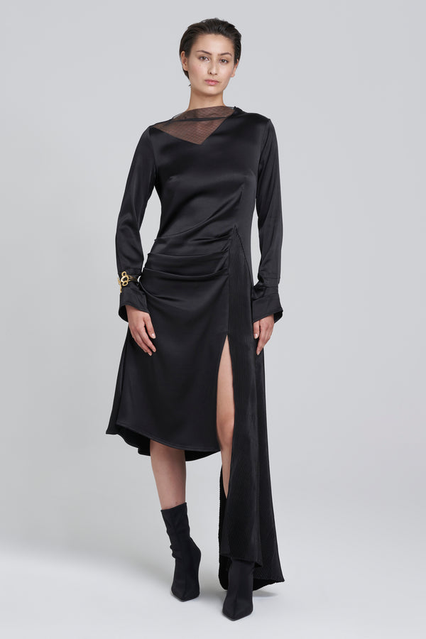 Jurk (lang) Zwart - YOUNG DESIGNERS X ZEB