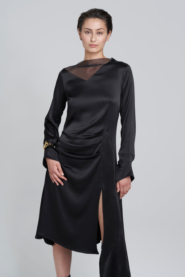 Jurk (lang) Zwart - YOUNG DESIGNERS X ZEB