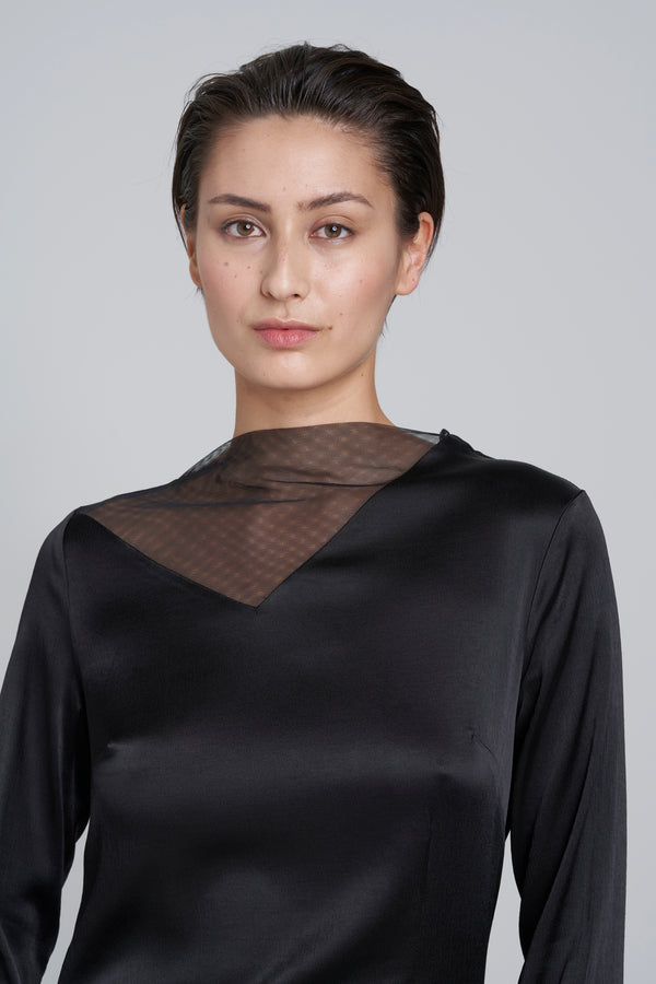 Jurk (lang) Zwart - YOUNG DESIGNERS X ZEB