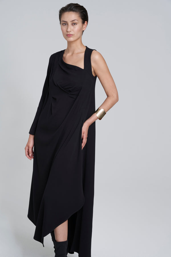 Jurk (lang) Zwart - YOUNG DESIGNERS X ZEB