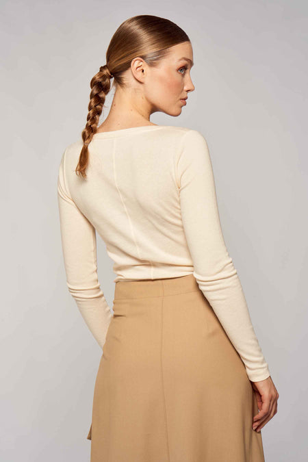 T-shirt - beige