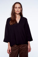 Blouse 3/4 Zwart - YŪGEN