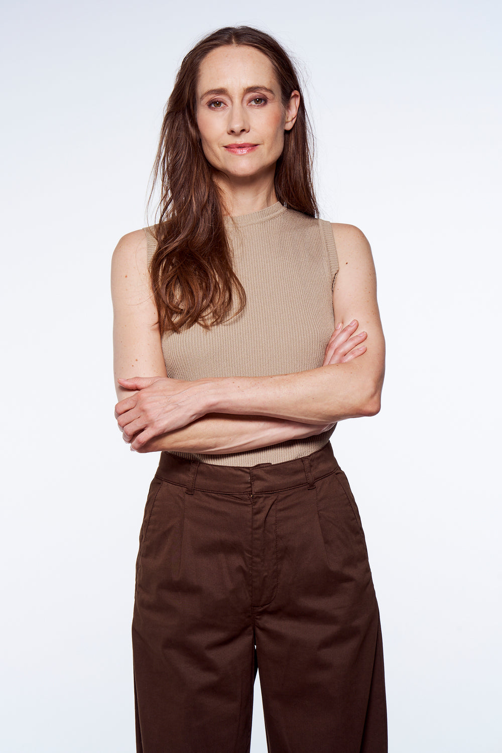 Top (zonder mouwen) Beige - YŪGEN