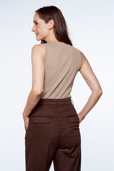 Top (zonder mouwen) Beige - YŪGEN