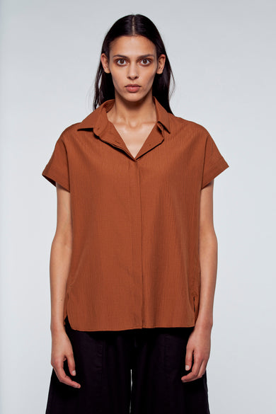 Blouse (zonder mouwen) Bruin - YŪGEN