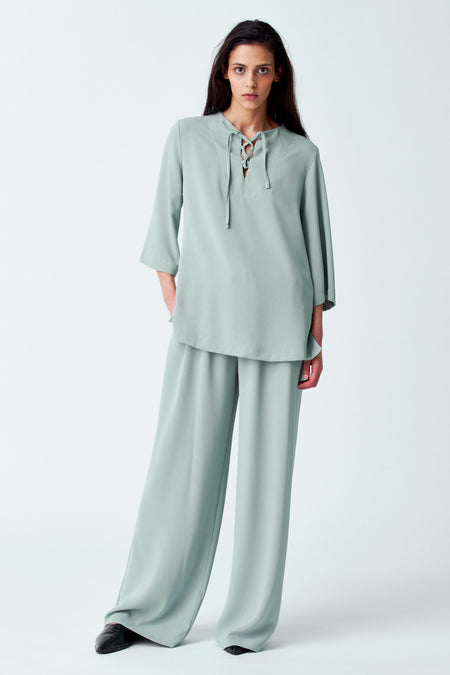 Blouse (lange mouwen) Groen - YŪGEN