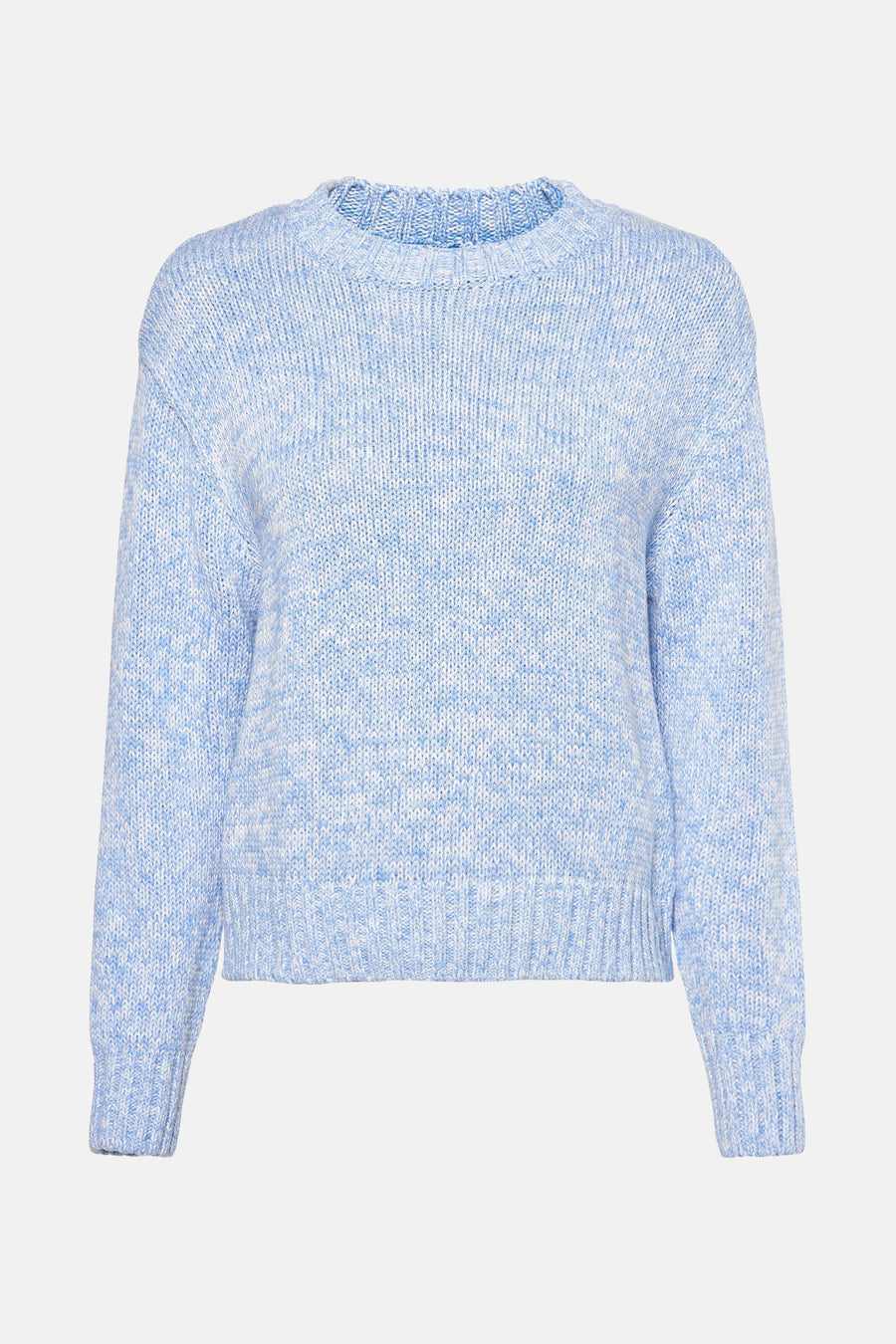 Pull met ronde hals - blauw - HAILYS
