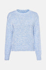 Pull met ronde hals - blauw