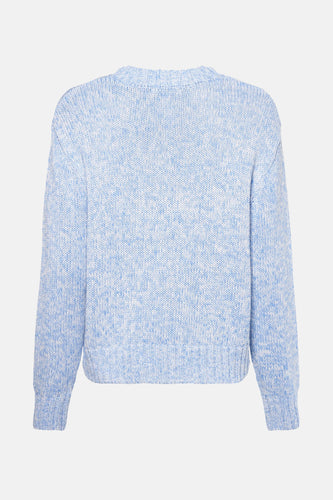 Pull met ronde hals - blauw - HAILYS
