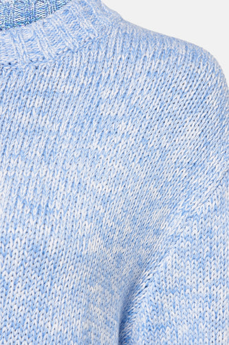 Pull met ronde hals - blauw - HAILYS