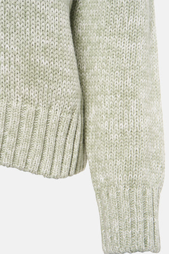 Pull met ronde hals - Groen - HAILYS