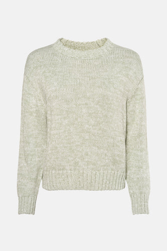 Pull met ronde hals - Groen - HAILYS