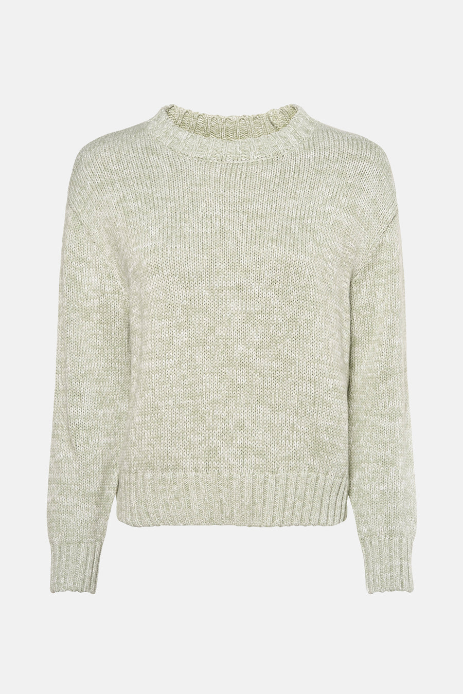 Pull met ronde hals - Groen - HAILYS