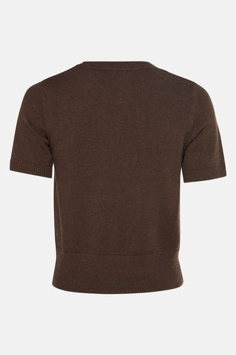 Pull met ronde hals - bruin - HAILYS - 4