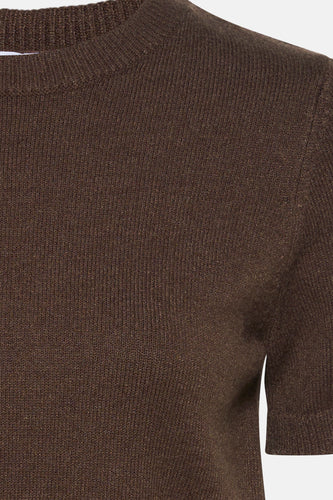 Pull met ronde hals - bruin - HAILYS - 4