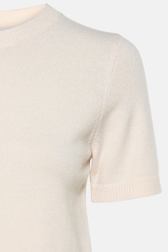 Pull met ronde hals - ecru - HAILYS - 3