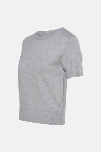 Pull met ronde hals - grijs - HAILYS - 4