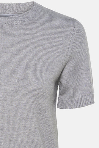 Pull met ronde hals - grijs - HAILYS - 4